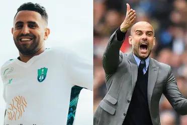 Pep Guardiola confesses the big reason behind Mahrez's departure from Manchester City
