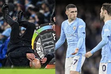 Pep Guardiola could not believe the win slipped away for Man City today.