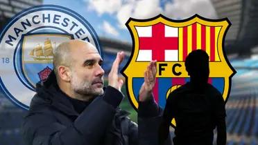 Pep Guardiola during a Premier League match managing Manchester City