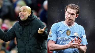 Pep Guardiola finds out that Kevin De Bruyne is injured again but isn't that worried.