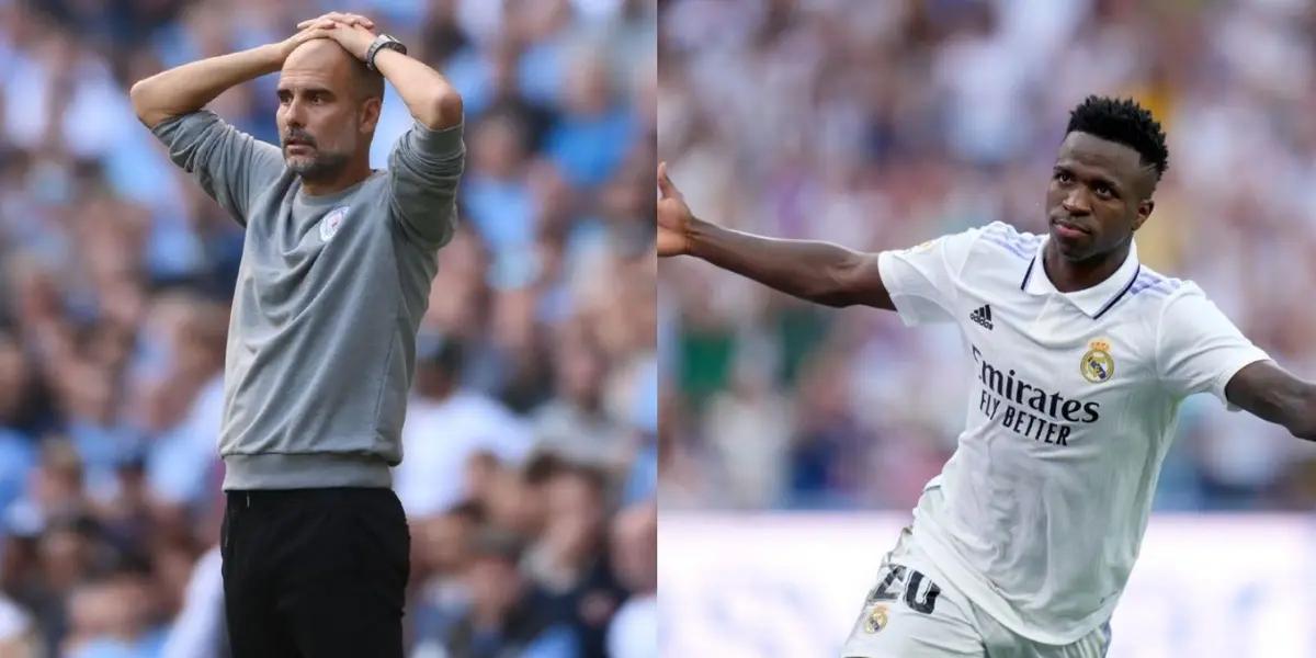 Pep Guardiola fired this player and now wants to play for Real Madrid with Vinicius
