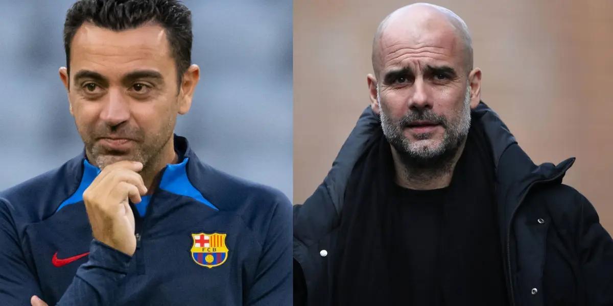 Pep Guardiola gave a low blow to Barcelona.