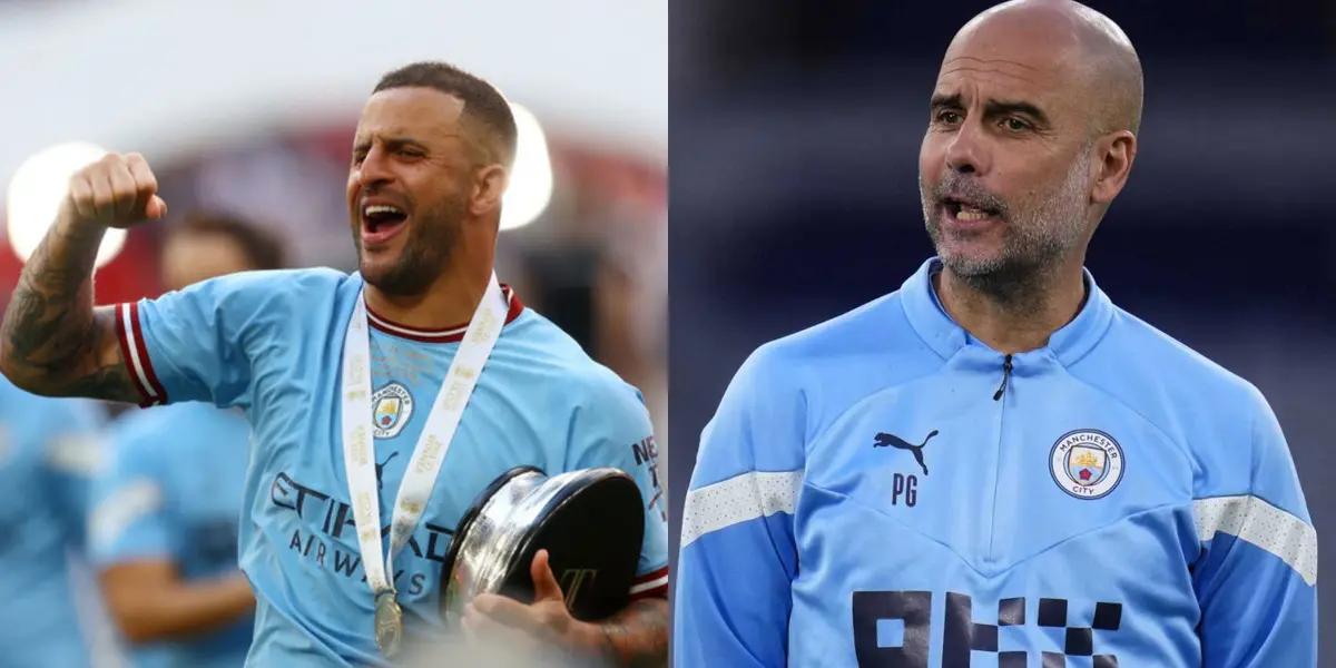 Pep Guardiola is a great friend of Kyle Walker within Manchester City