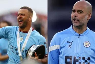 Pep Guardiola is a great friend of Kyle Walker within Manchester City