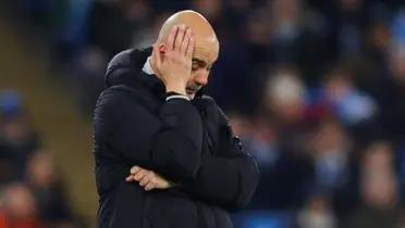 Pep Guardiola is living one of his worst moments in his entire career as a coach