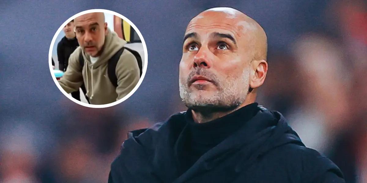 Pep Guardiola Photo: X Capture, Man City