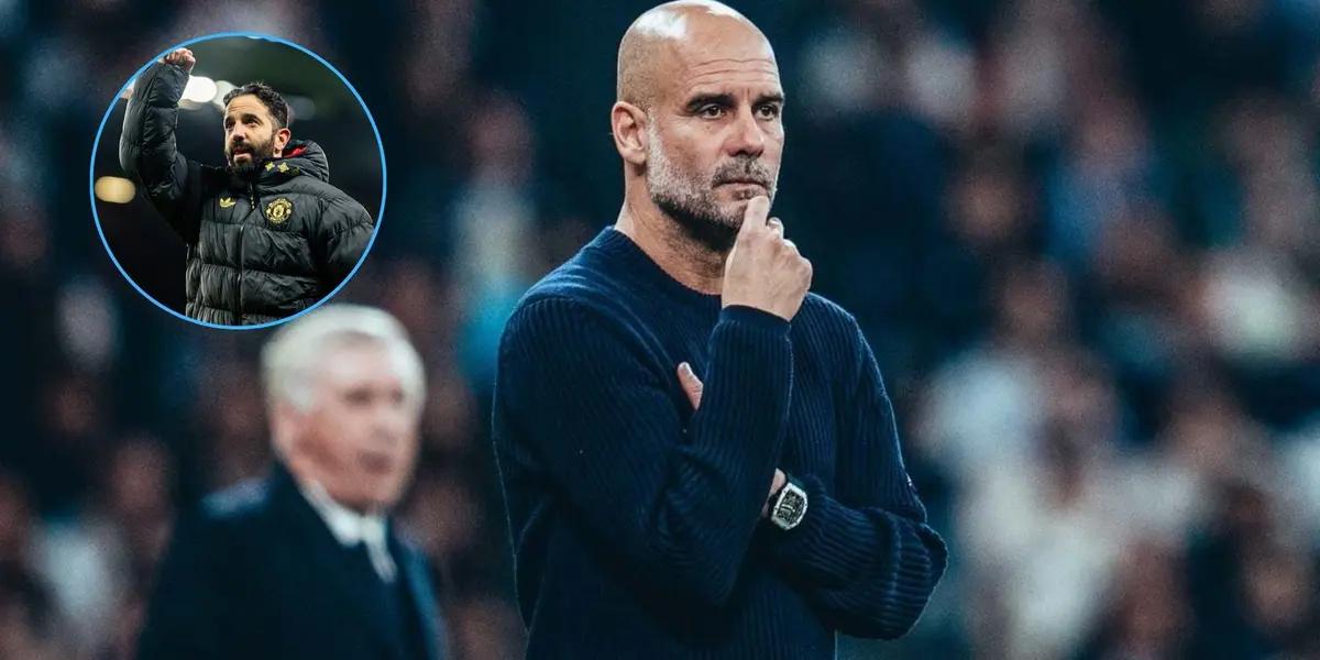 Pep Guardiola reacts about sacking of Ruben Amorim - Manchester City and Manchester United