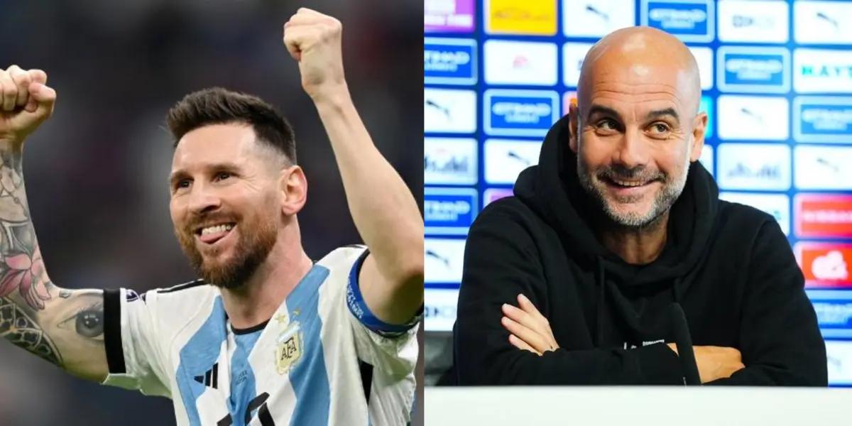 Pep Guardiola responded Messi on his comparison with Argentina to Guardiola's Barcelona.