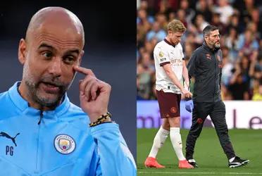 Pep Guardiola revealed the current status of De Bruyne's injury