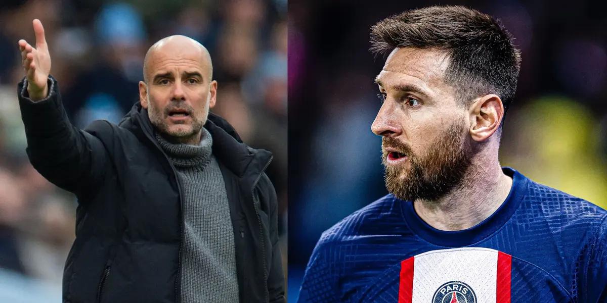 Pep Guardiola said he loved Lionel Messi, but now he gives him a low blow.