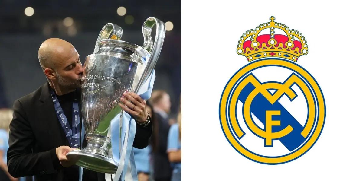 Pep Guardiola sent a harsh warning to Real Madrid after winning the Champions League