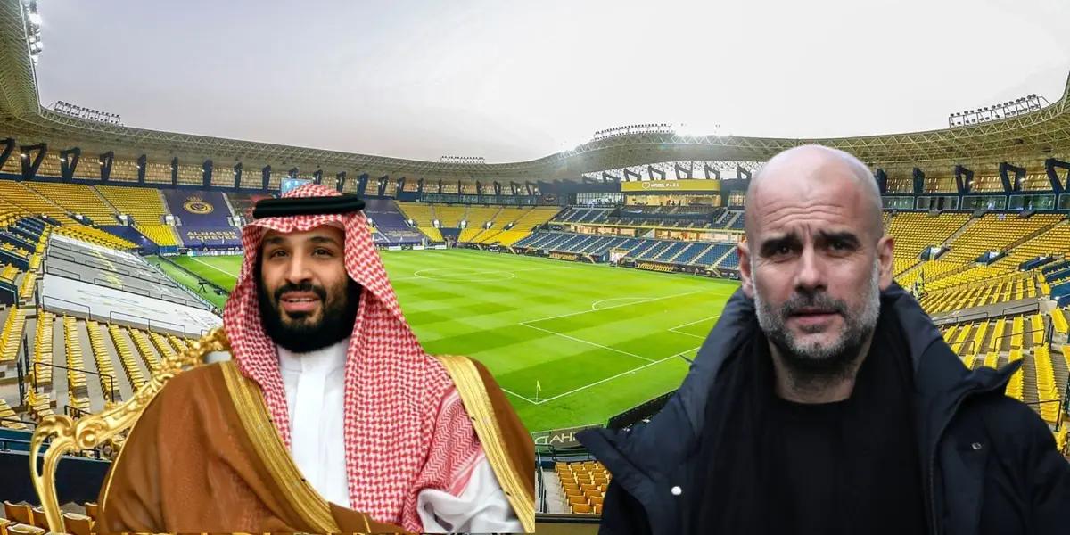 Pep Guardiola spoke of the Saudi Arabian league and these were his words