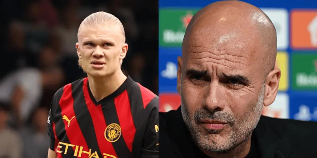 Pep Guardiola surprised everyone with this harsh message against Erling Haaland