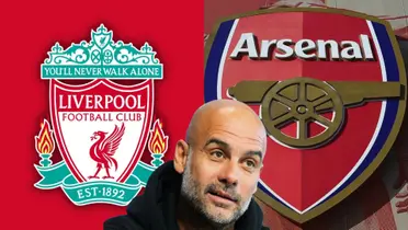 Pep Guardiola talked about Liverpool and Arsenal after Man City's Premier League win yesterday.