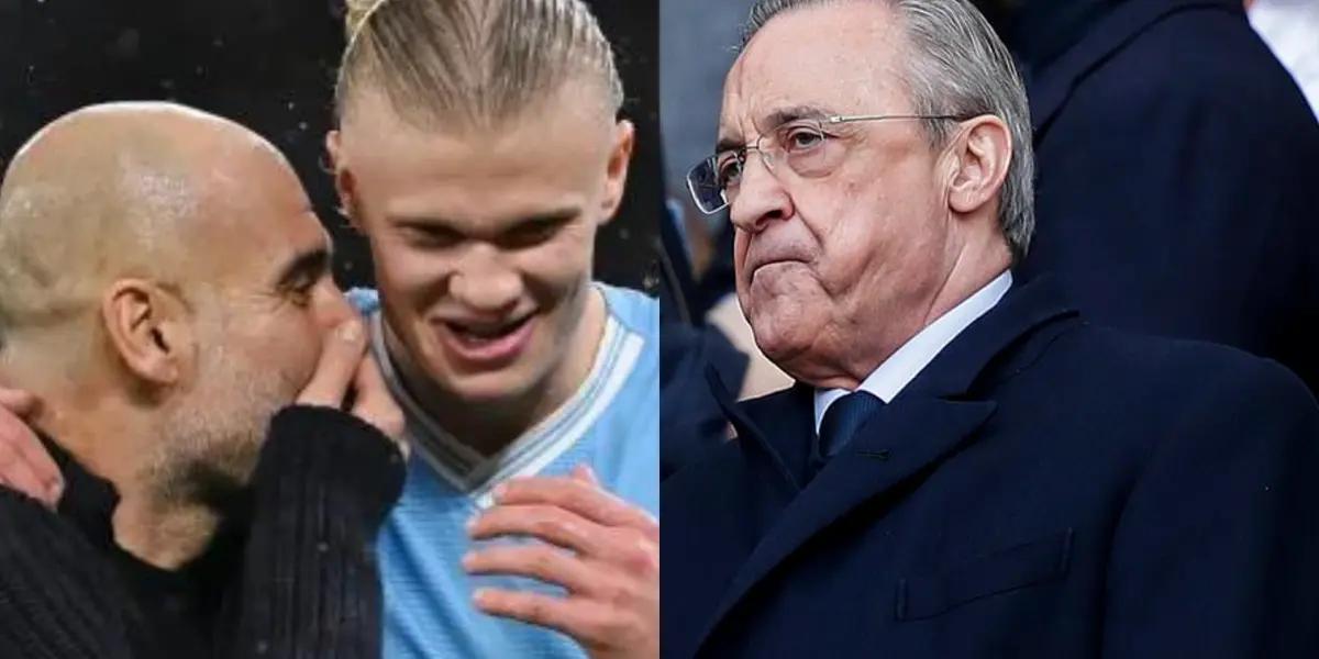 Pep Guardiola took a measure to convince Haaland to stay at Man City and forget Real Madrid.