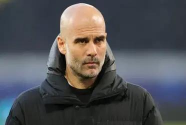 Pep Guardiola wanted his player to stay and, in fact, learned of his departure from the press.
