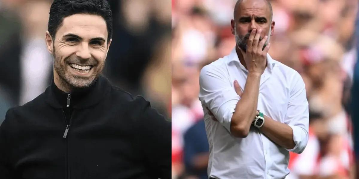 Pep Guardiola's praise for Mikel Arteta