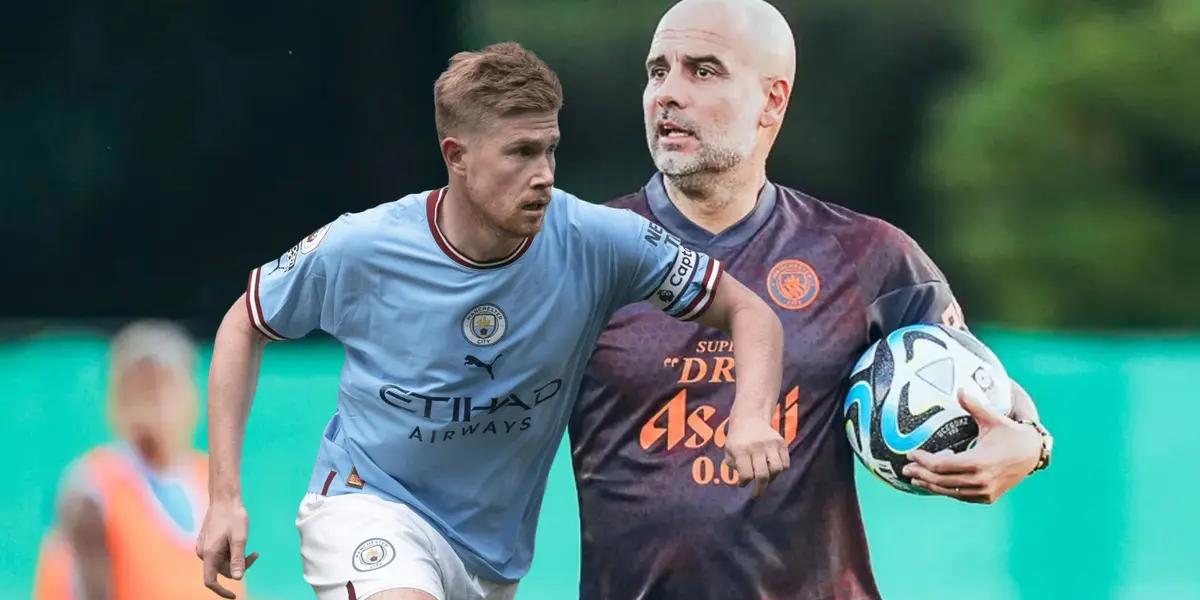 Pep Guardiola's unexpected news for Kevin De Bruyne in the current preaseason