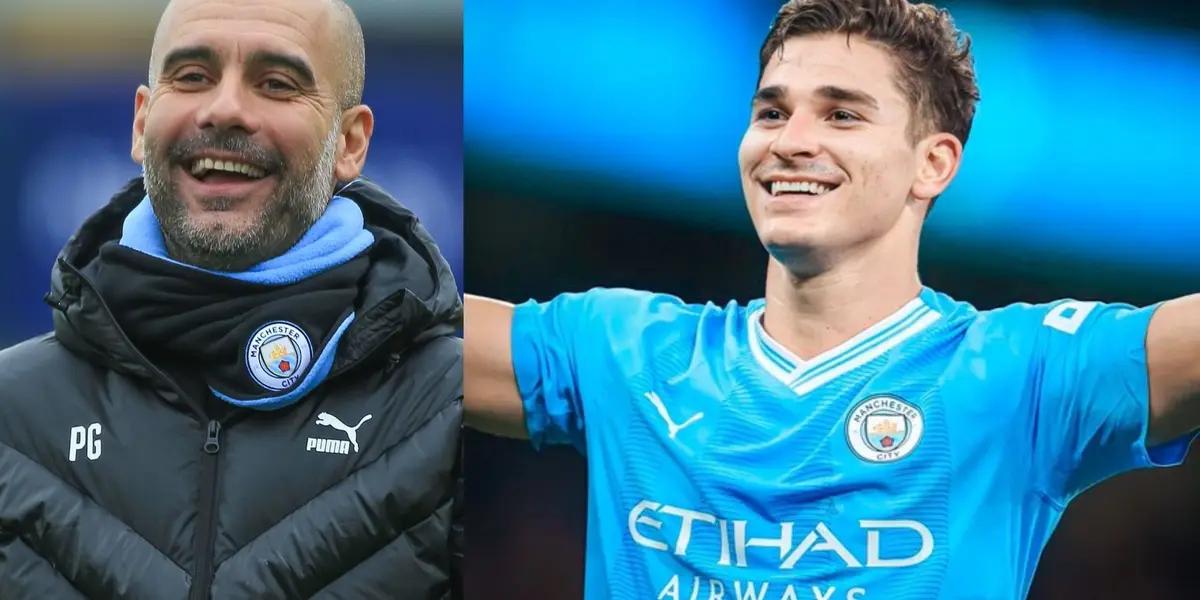Pep Guardiola's words about Julian Alvarez