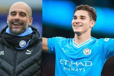 Pep Guardiola's words about Julian Alvarez