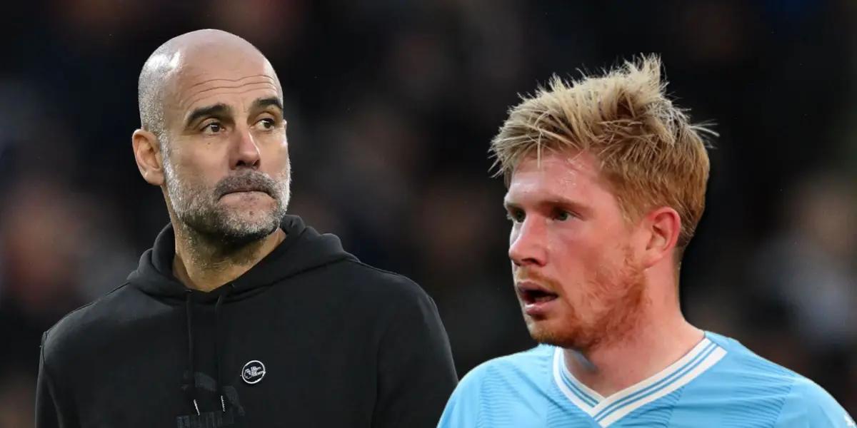 Pep Guardiola's words on the future of Kevin De Bruyne
