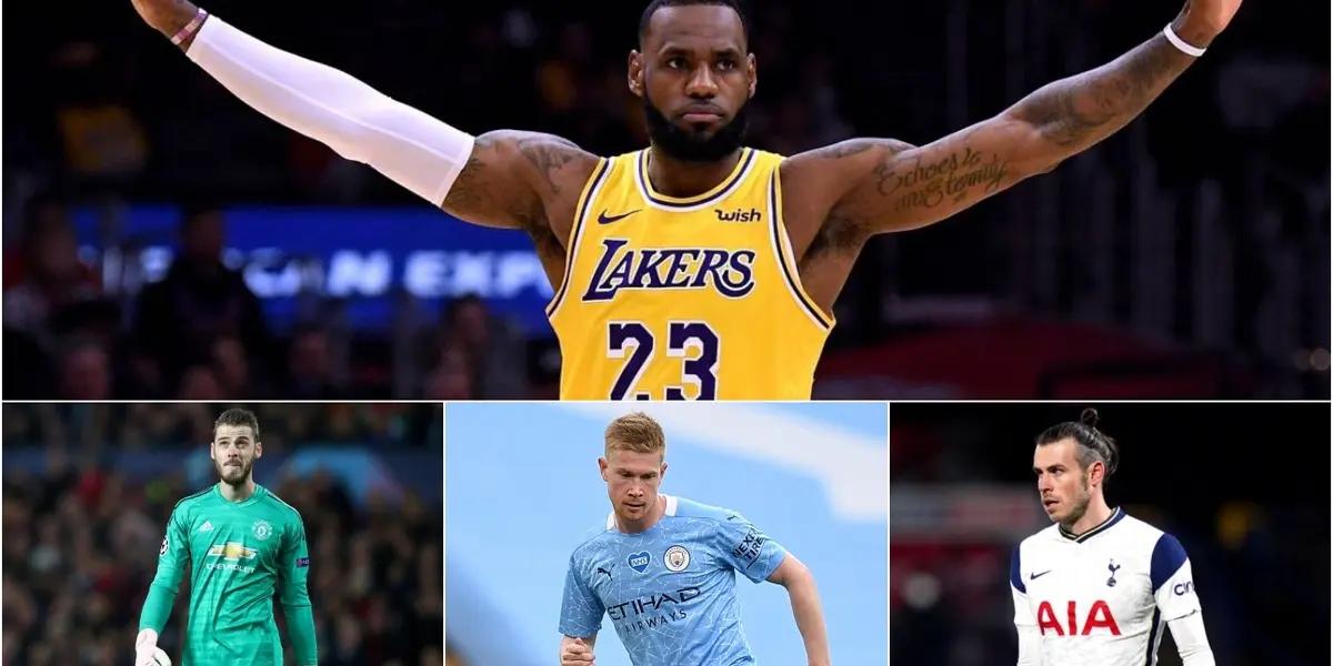 Per season, the NBA legend of LA Lakers earns more than if you put together the salaries of Gareth Bale, Kevin De Bruyne and David De Gea.