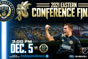 Philadelphia Union and New York City Football Club will face each other to get the ticket to the 2021 MLS Cup Final
