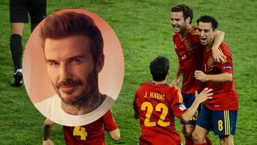 Photo: networks of Juan Mata and David Beckham.