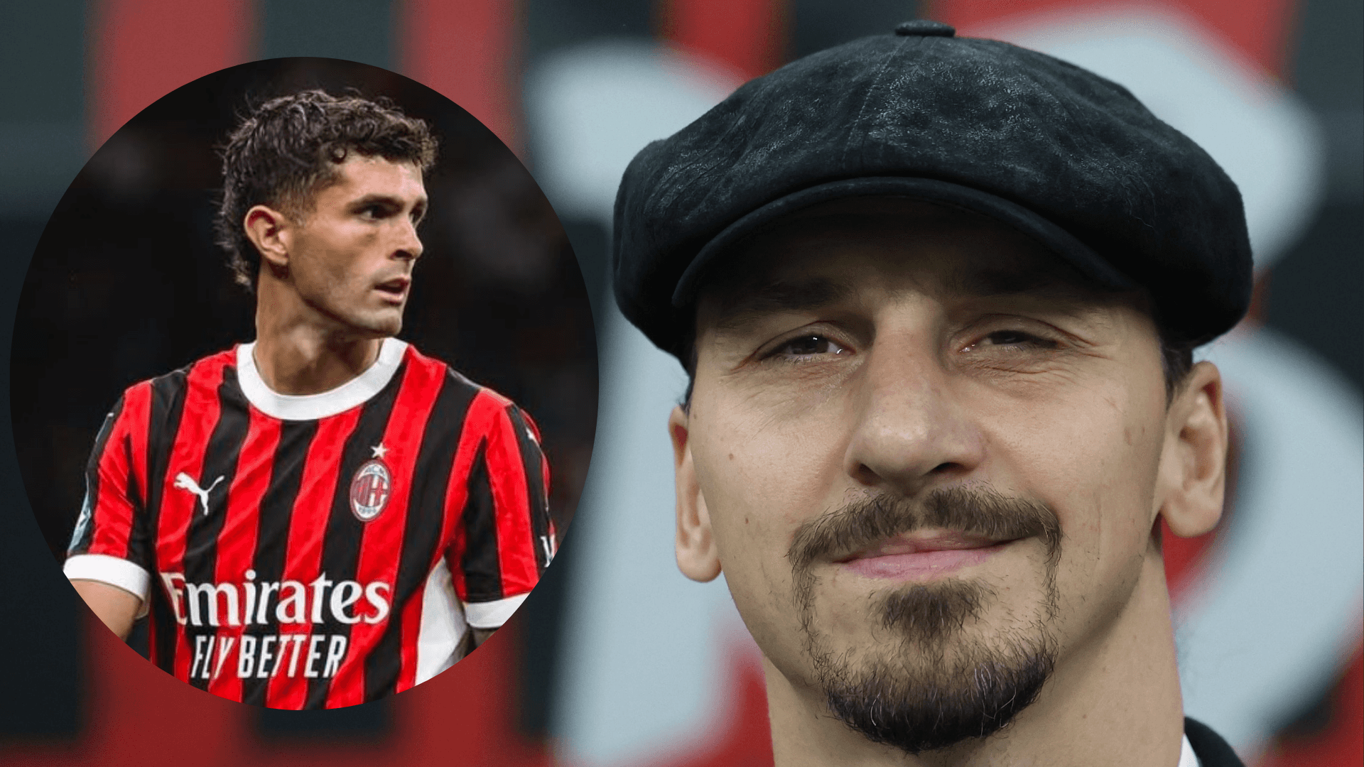 Photo: social networks of Christian Pulisic and Zlatan Ibrahimovic.