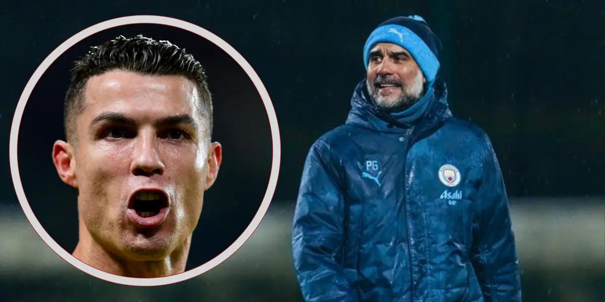 Photo: social networks of Cristiano Ronaldo and Pep Guardiola.