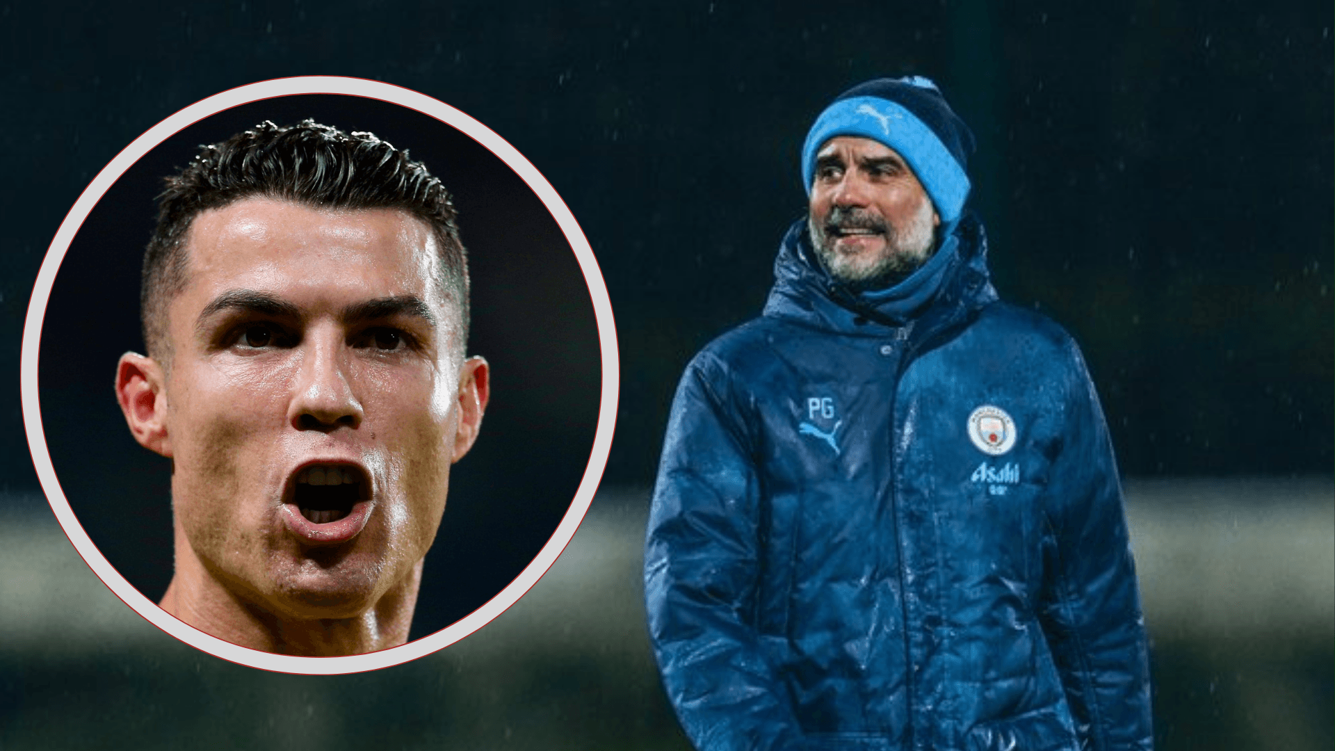 Photo: social networks of Cristiano Ronaldo and Pep Guardiola.