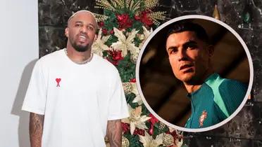 Photo: social networks of Farfán and Cristiano Ronaldo.