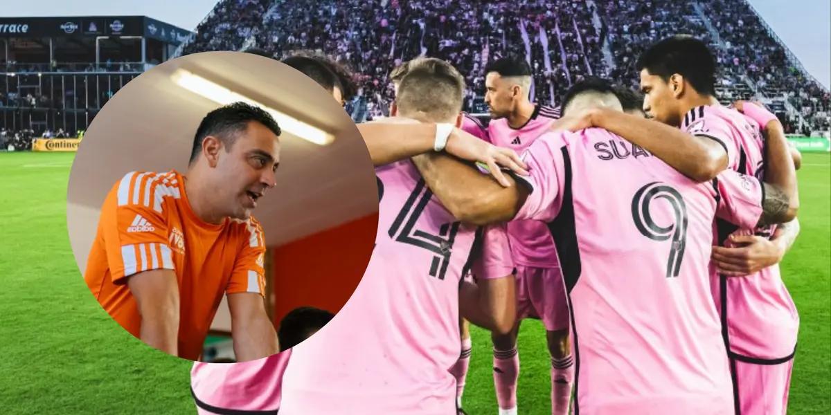 Photo: social networks of Inter Miami and Xavi Hernández.