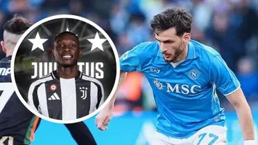 Photo: social networks of Juventus and Napoli.