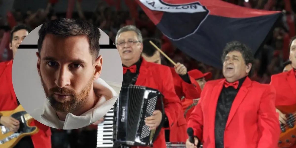 Photo: social networks of Lionel Messi and Los Palmeras.