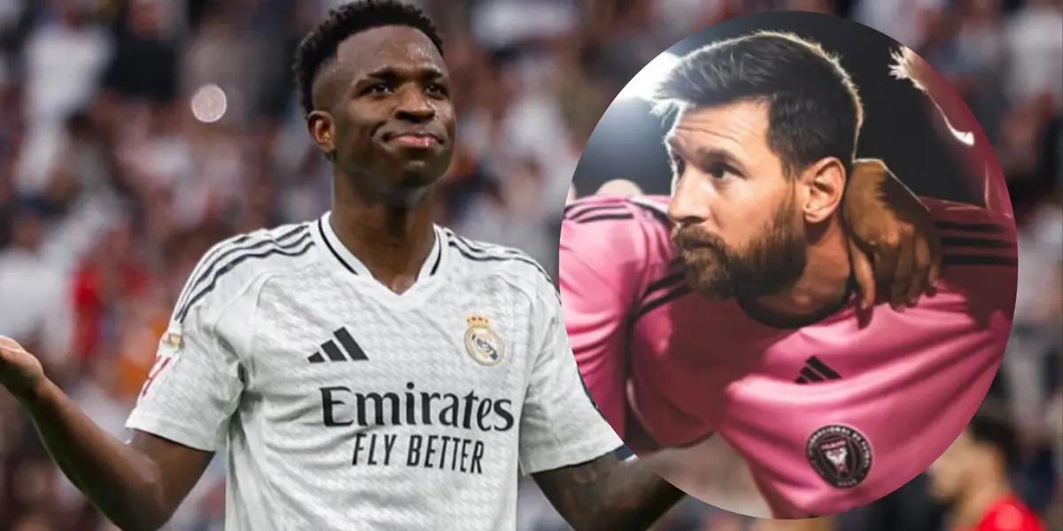 Photo: social networks of Lionel Messi and Vinicius Jr.