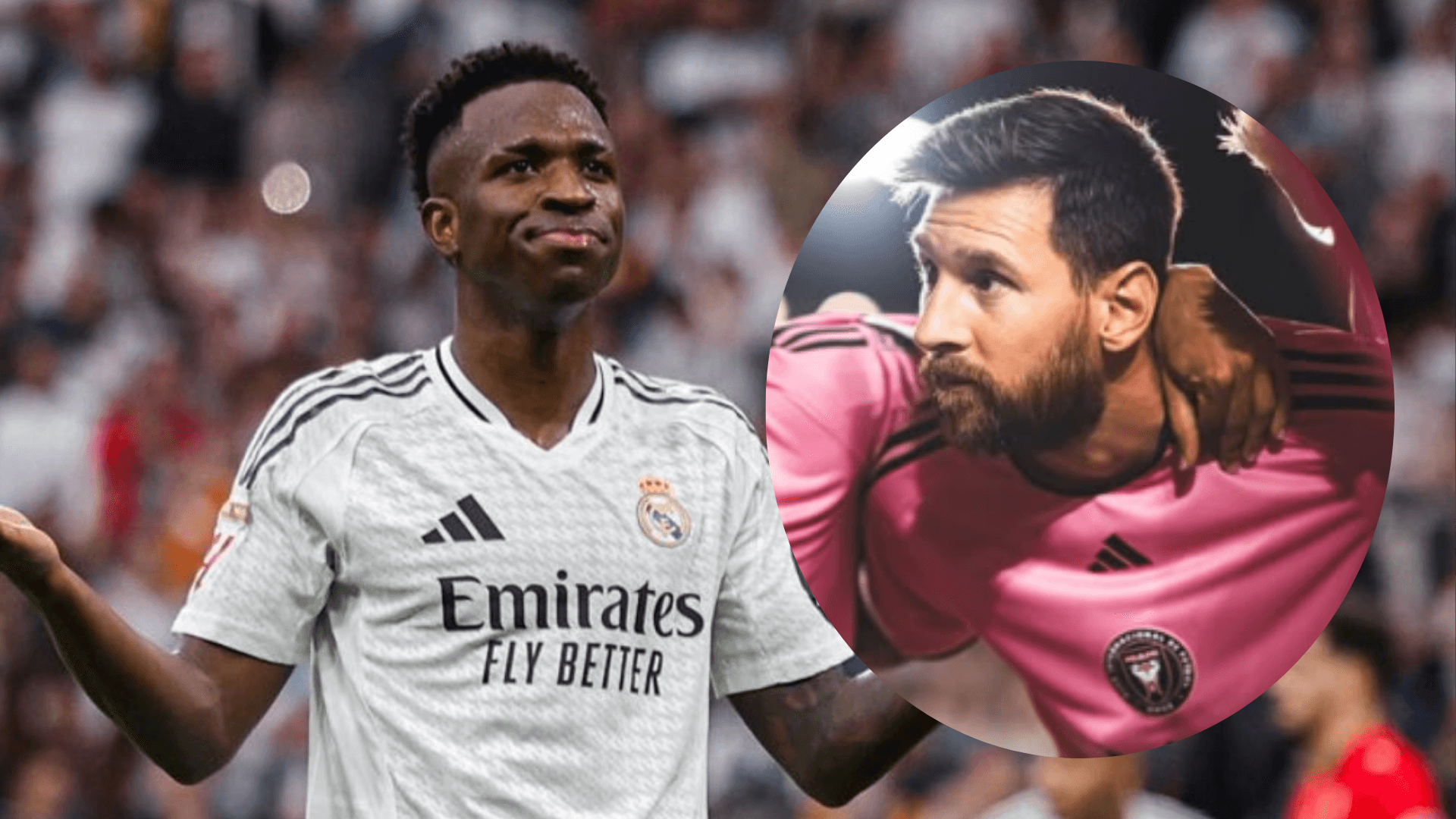 Photo: social networks of Lionel Messi and Vinicius Jr.