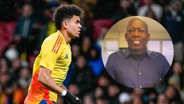 Photo: social networks of Luis Díaz and Faustino Asprilla.