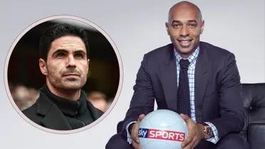 Photo: social networks of Mikel Arteta and Thierry Henry.