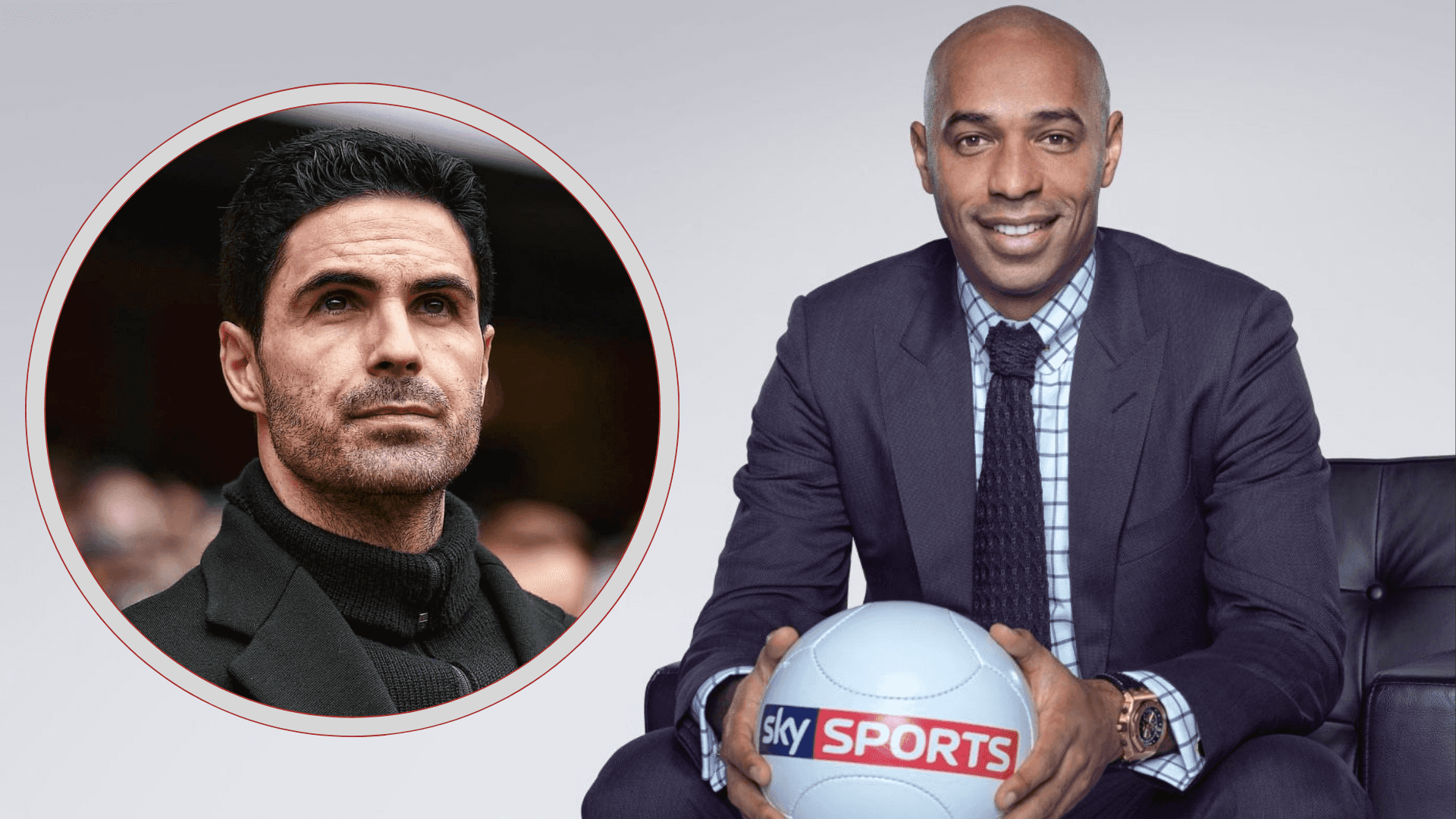 Photo: social networks of Mikel Arteta and Thierry Henry.