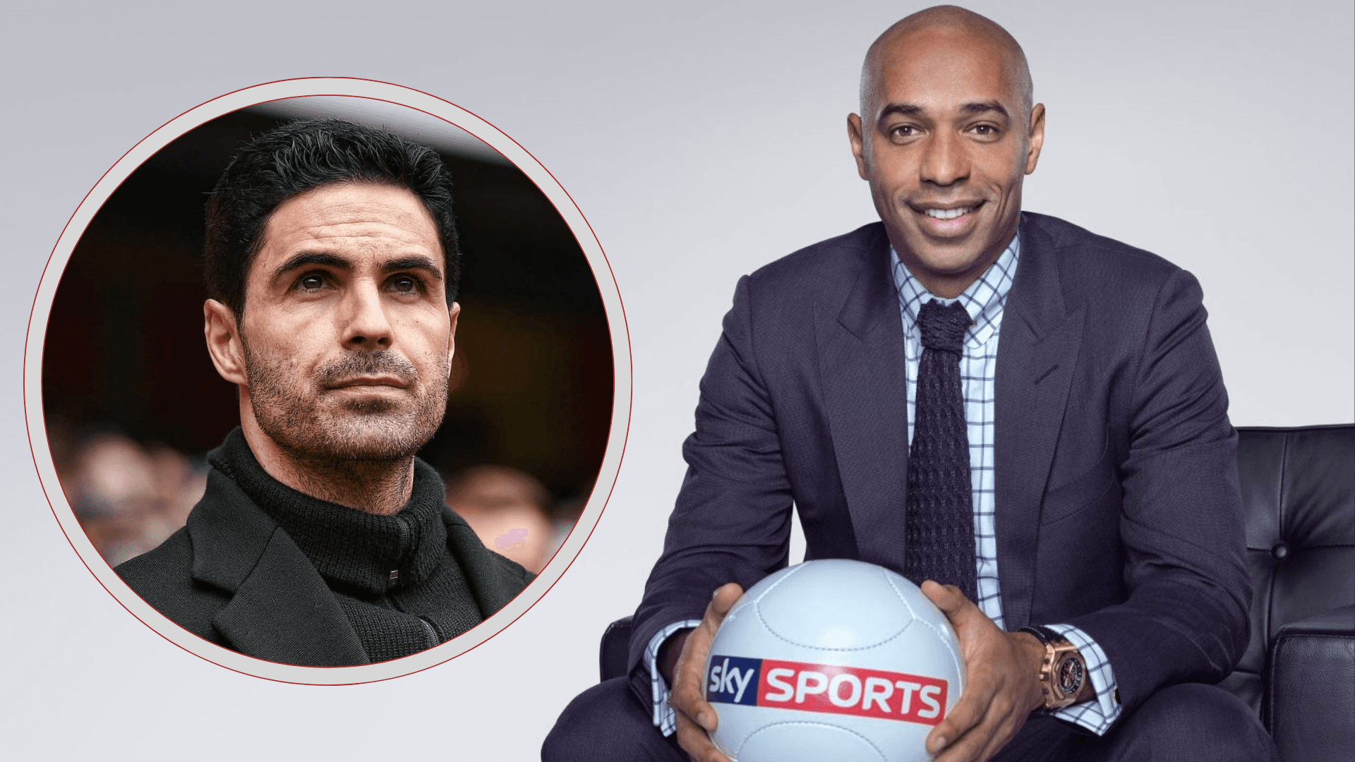 Photo: social networks of Mikel Arteta and Thierry Henry.