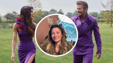 Photo: social networks of Rebecca Loos and Victoria Beckham.