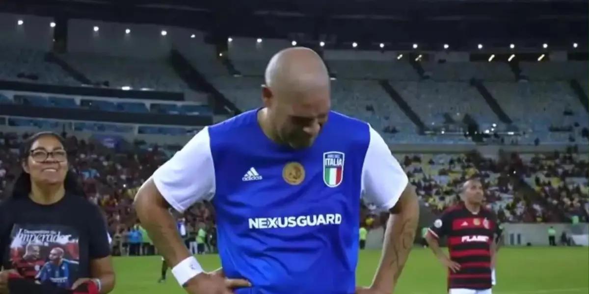 Photo taken from Adriano's farewell.