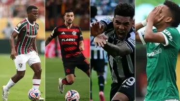 Players from Flamengo, Fluminense, Botafogo, Palmeiras. Photo. Globo