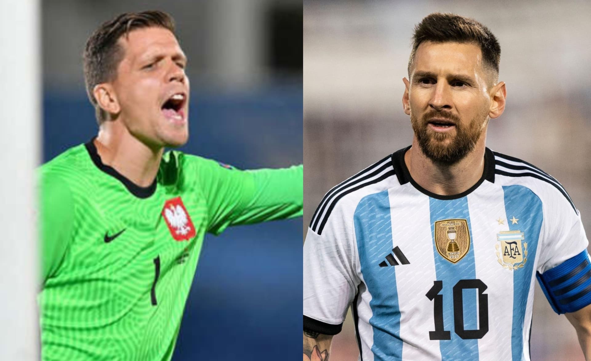 Polish goalkeeper issued a harsh warning to the 'Flea' and to Scaloni's Argentina