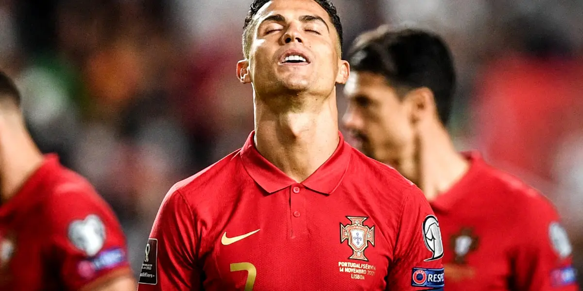 Portugal fell to a disappointing home loss to Serbia which put their World Cup qualification in the air. See Ronaldo's reaction on social media.