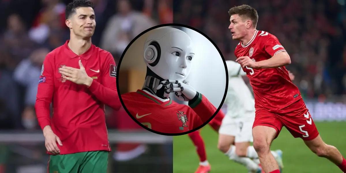 Portugal vs Denmark | Photos: @cristiano and @dbulandshold