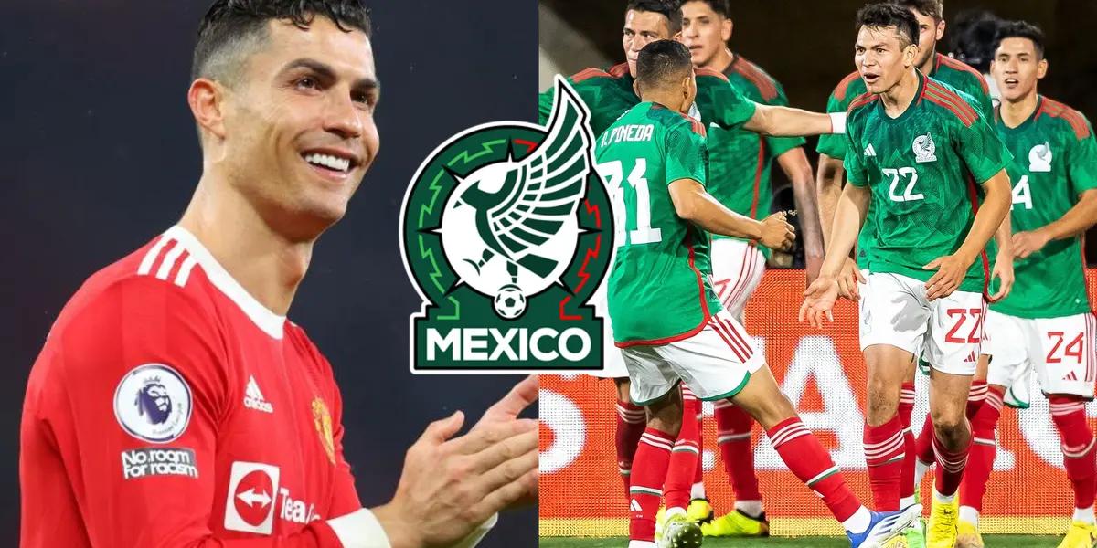 Portuguese striker Cristiano Ronaldo exploded in laughter thanks to a Mexican