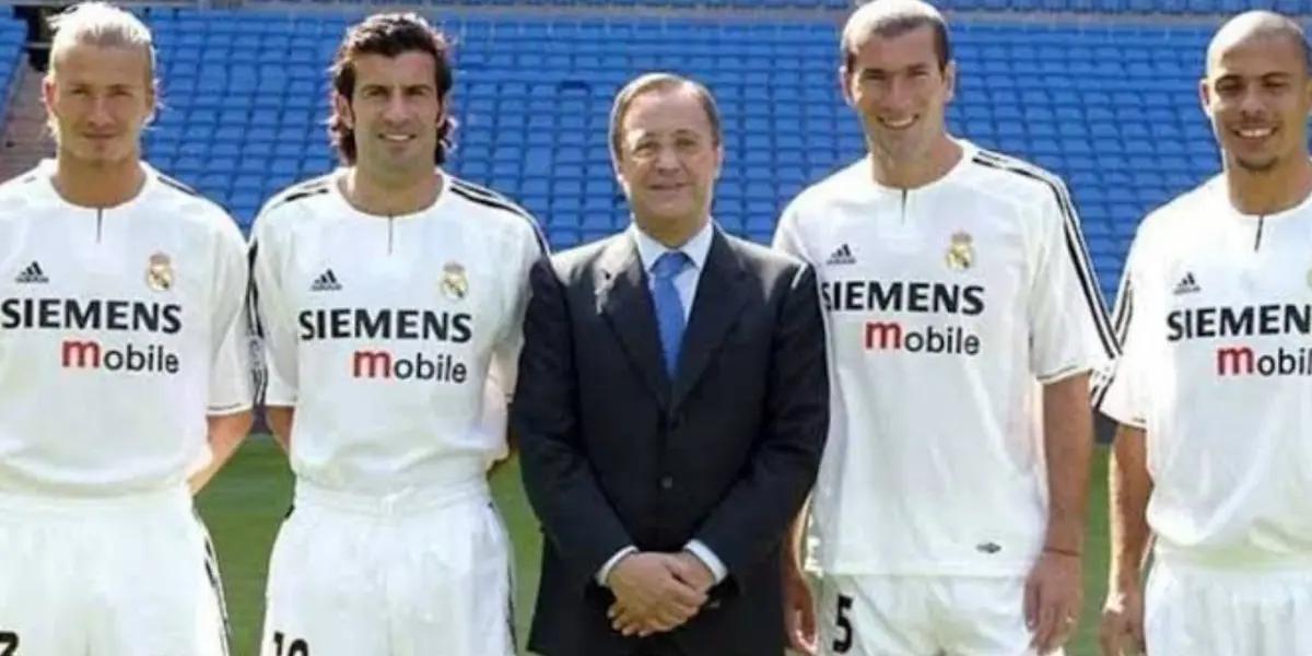 President Florentino Perez paid 74 million por him un 2001