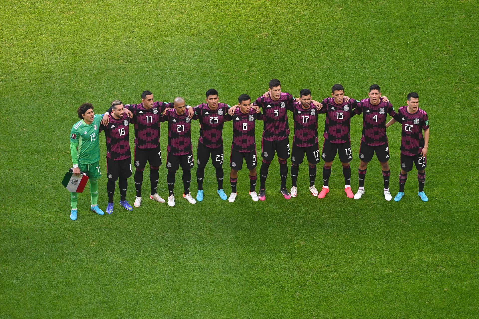 Prior the start of the game against Costa Rica, this player didn't sing the anthem.